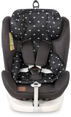 Дитяче автокрісло Lorelli LUSSO SPS Isofix black crowns (0-36 кг)